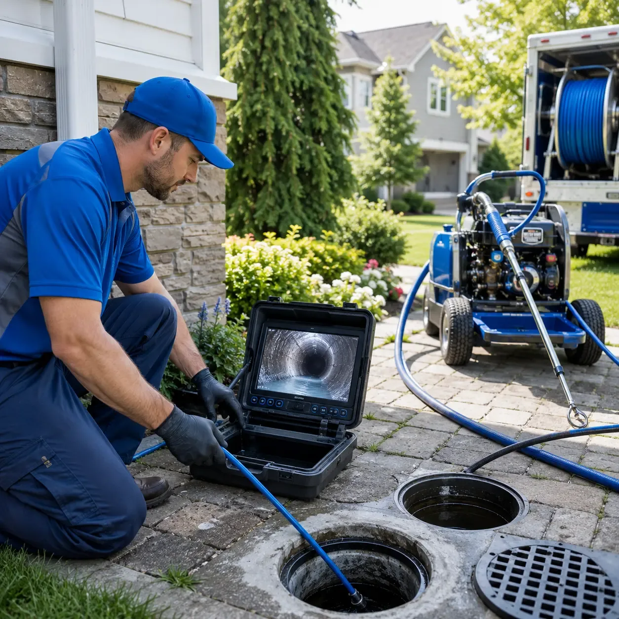 Outdoor drain cleaning professionals serving Franklin, AR